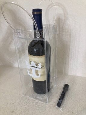 Royal Caribbean Clear Plastic Wine Holder Bag
